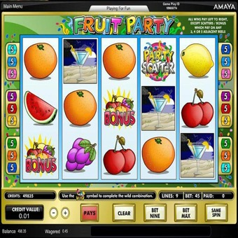 Слот Fruit Party от Pragmatic Play